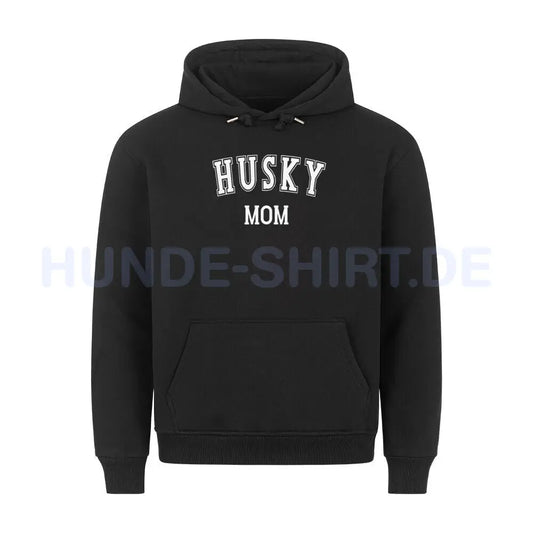 Premium Hoodie "Husky - MOM" Schwarz – hunde-shirt.de