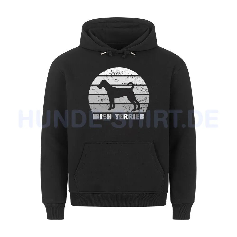 Premium Hoodie "Irish Terrier" Schwarz – hunde-shirt.de