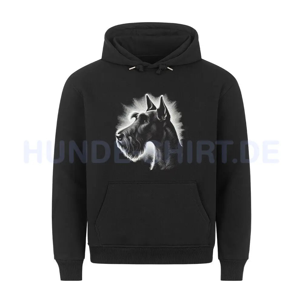 Premium Hoodie "Irish Terrier - Shine" Schwarz – hunde-shirt.de