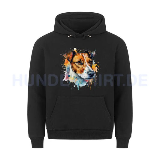 Premium Hoodie "Jack Russell Terrier - Splash" Schwarz – hunde-shirt.de