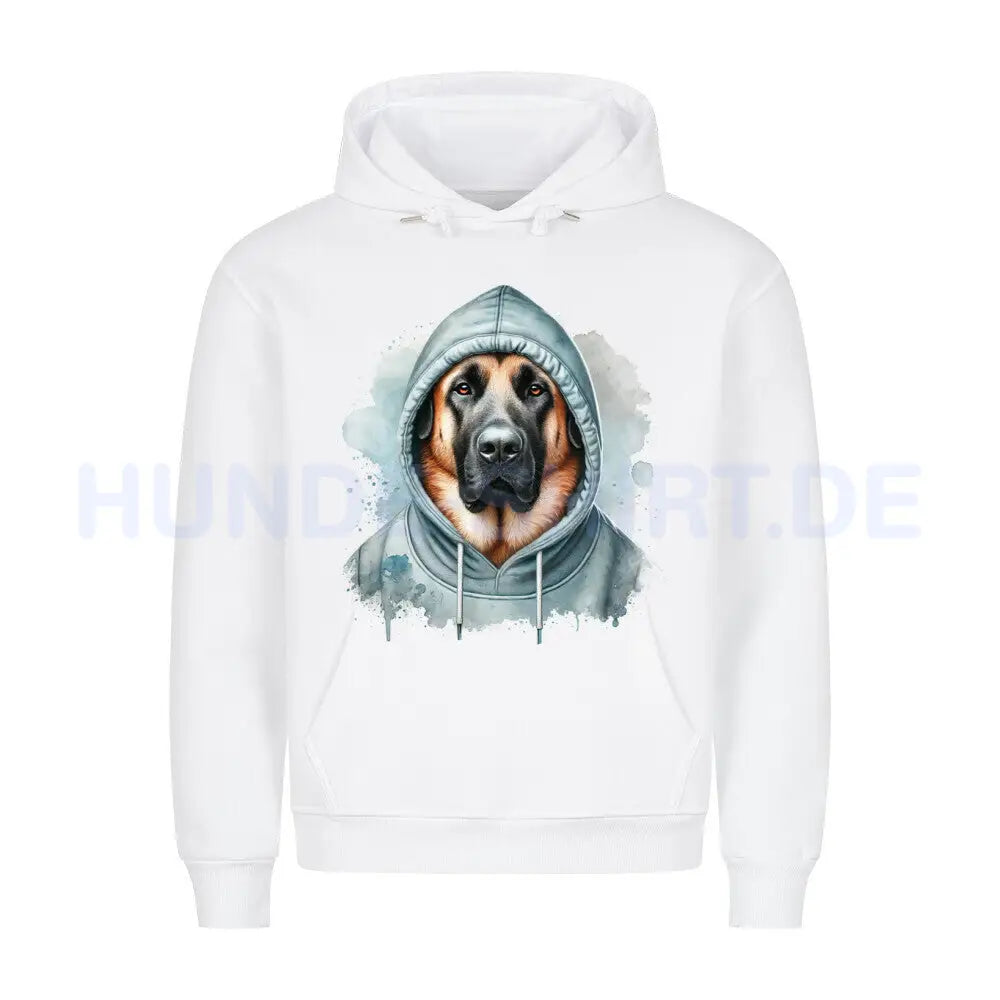 Premium Hoodie "Kangal falb Hooded" Weiß – hunde-shirt.de