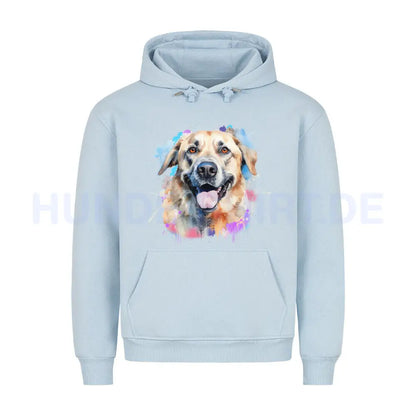 Premium Hoodie "Kangal - Paint" Babyblau – hunde-shirt.de