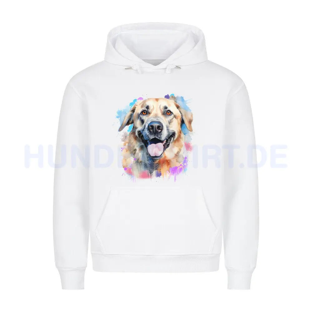 Premium Hoodie "Kangal - Paint" Weiß – hunde-shirt.de