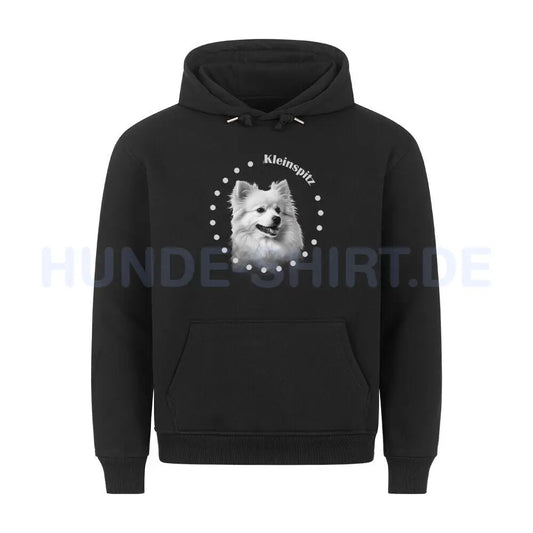 Premium Hoodie "Kleinspitz R" Schwarz – hunde-shirt.de