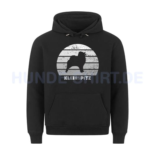 Premium Hoodie "Kleinspitz" Schwarz – hunde-shirt.de