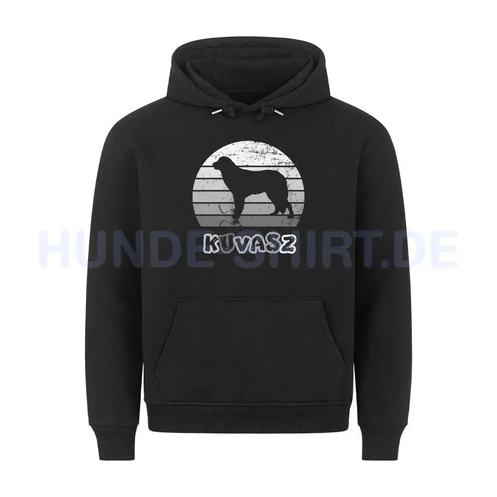 Premium Hoodie "Kuvasz" Schwarz – hunde-shirt.de