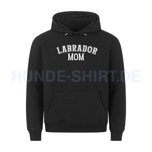 Premium Hoodie "Labrador - MOM" Schwarz – hunde-shirt.de