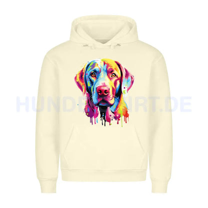 Premium Hoodie "Labrador Paint" Beige – hunde-shirt.de