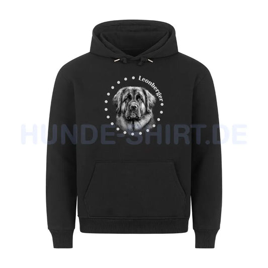 Premium Hoodie "Leonberger R" Schwarz – hunde-shirt.de