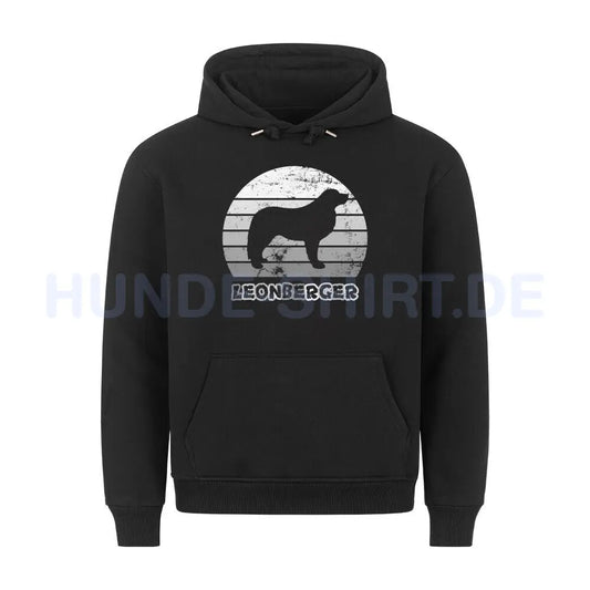 Premium Hoodie "Leonberger S" Schwarz – hunde-shirt.de