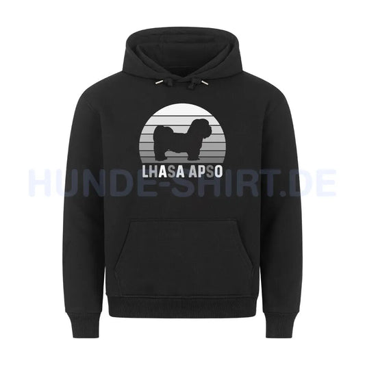 Premium Hoodie "Lhasa Apso S" Schwarz – hunde-shirt.de