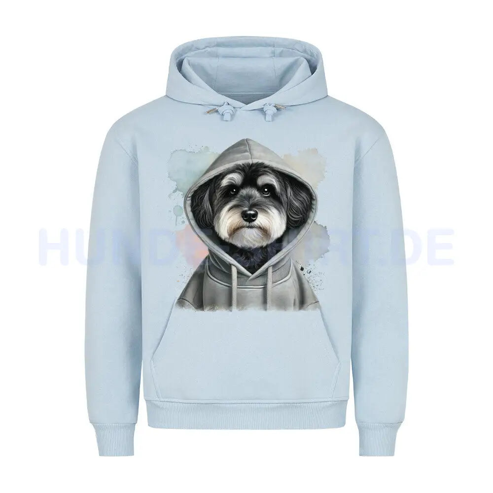 Premium Hoodie "Löwchen Hooded" Babyblau – hunde-shirt.de