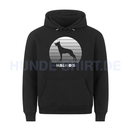 Premium Hoodie "Malinois S" Schwarz – hunde-shirt.de