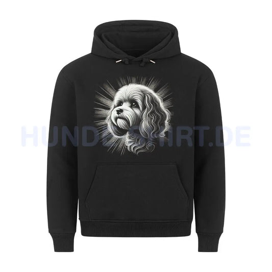 Premium Hoodie "Maltipoo - Shine" Schwarz – hunde-shirt.de