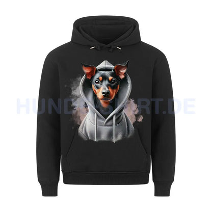 Premium Hoodie "Manchester Terrier Hooded" Schwarz – hunde-shirt.de