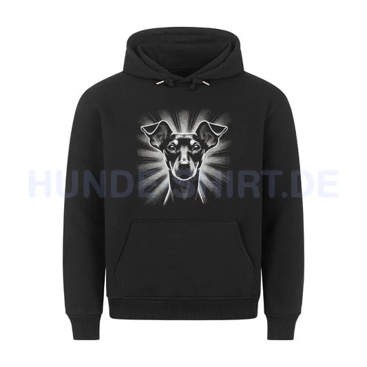 Premium Hoodie "Manchester Terrier - Shine 2" Schwarz – hunde-shirt.de