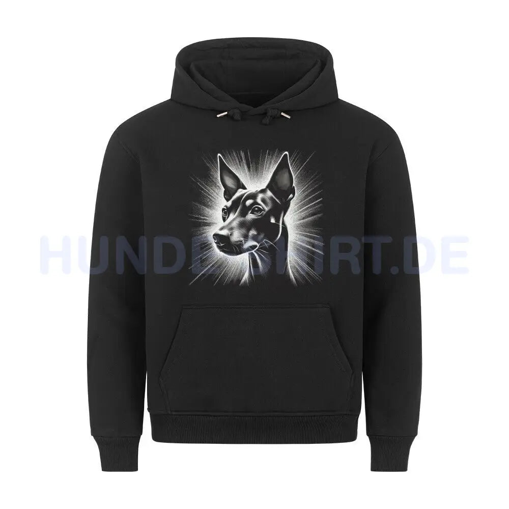 Premium Hoodie "Manchester Terrier - Shine" Schwarz – hunde-shirt.de