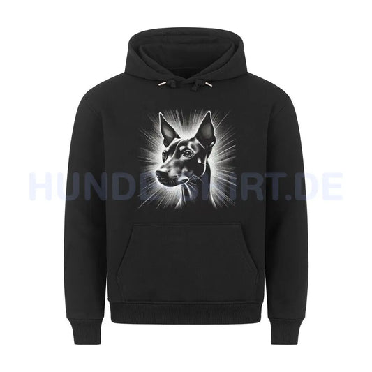 Premium Hoodie "Manchester Terrier - Shine" Schwarz – hunde-shirt.de