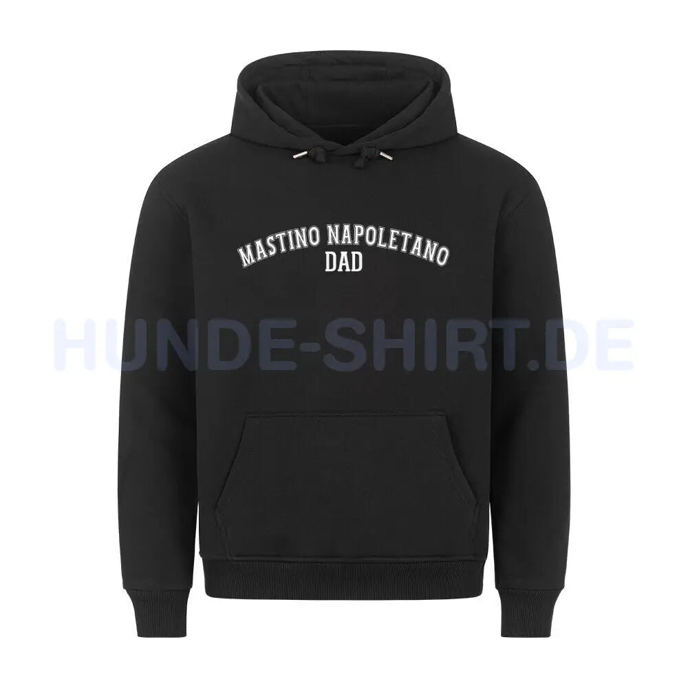 Premium Hoodie "Mastino - DAD" Schwarz – hunde-shirt.de