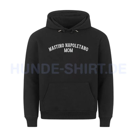 Premium Hoodie "Mastino - MOM" Schwarz – hunde-shirt.de