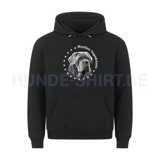 Premium Hoodie "Mastino Napoletano R" Schwarz – hunde-shirt.de