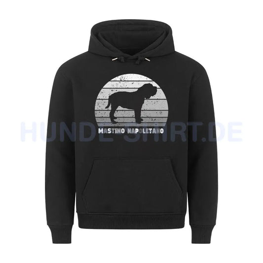 Premium Hoodie "Mastino Napoletano S" Schwarz – hunde-shirt.de