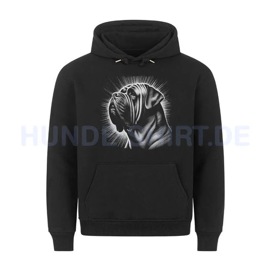 Premium Hoodie "Mastino - Shine" Schwarz – hunde-shirt.de