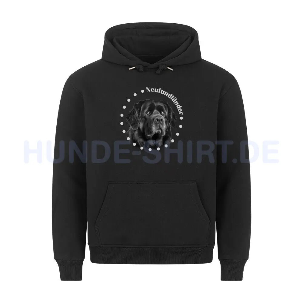 Premium Hoodie "Neufundländer R" Schwarz – hunde-shirt.de