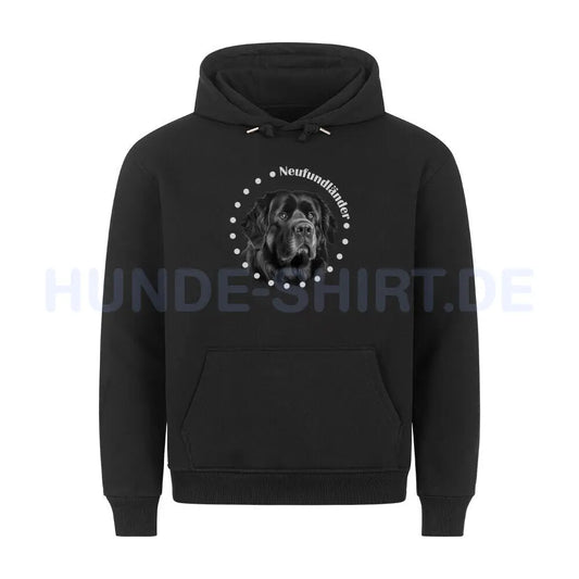 Premium Hoodie "Neufundländer R" Schwarz – hunde-shirt.de