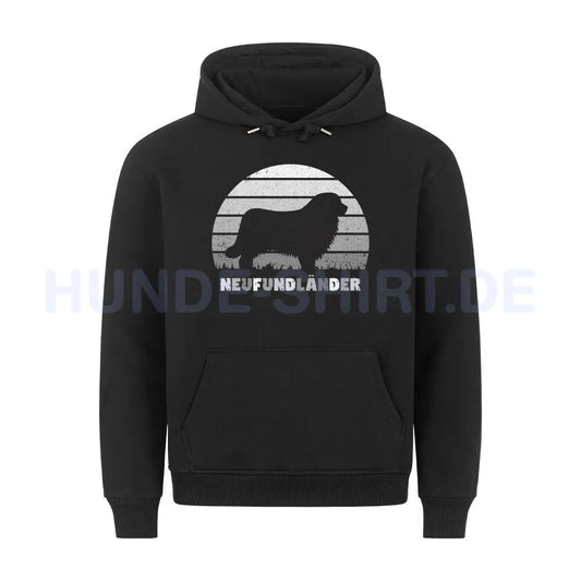 Premium Hoodie "Neufundländer S" Schwarz – hunde-shirt.de