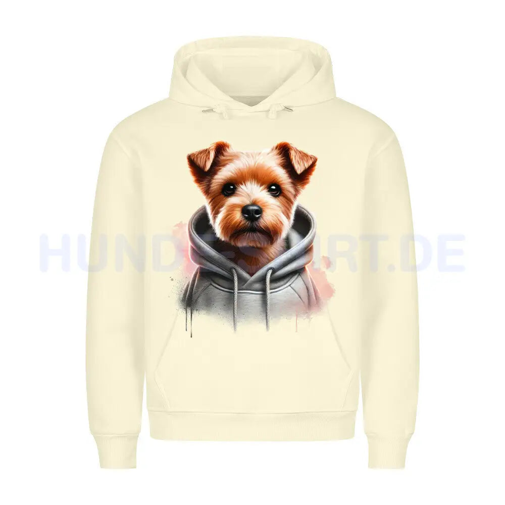 Premium Hoodie "Norfolk Terrier Hooded" Beige – hunde-shirt.de