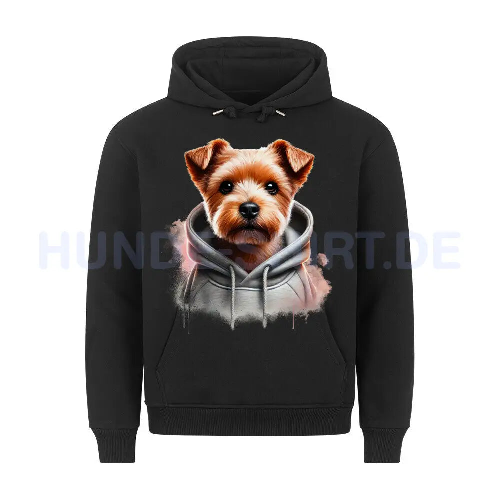 Premium Hoodie "Norfolk Terrier Hooded" Schwarz – hunde-shirt.de