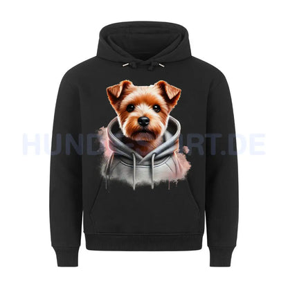 Premium Hoodie "Norfolk Terrier Hooded" Schwarz – hunde-shirt.de