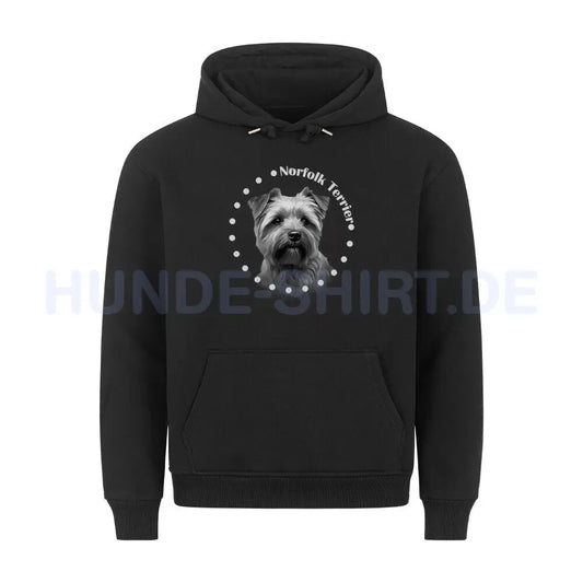 Premium Hoodie "Norfolk Terrier R" Schwarz – hunde-shirt.de