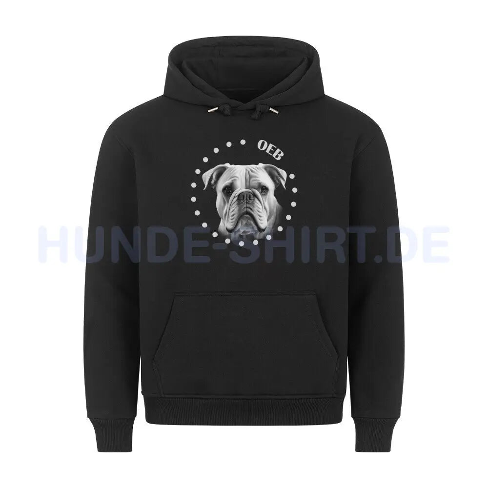 Premium Hoodie "OEB Rounded" Schwarz – hunde-shirt.de