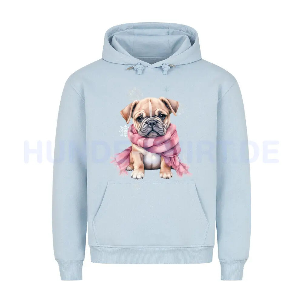 Premium Hoodie "OEB Wintermädchen" Babyblau – hunde-shirt.de