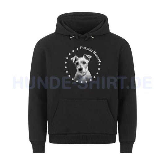 Premium Hoodie "Parson Russell Terrier R" Schwarz – hunde-shirt.de