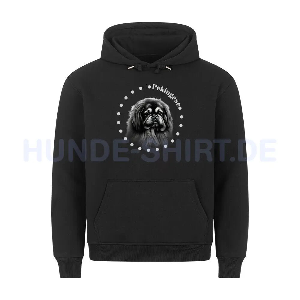 Premium Hoodie "Pekingese R" Schwarz – hunde-shirt.de