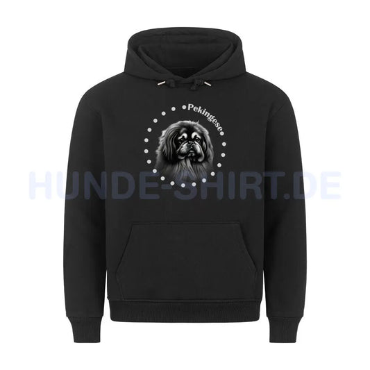 Premium Hoodie "Pekingese R" Schwarz – hunde-shirt.de