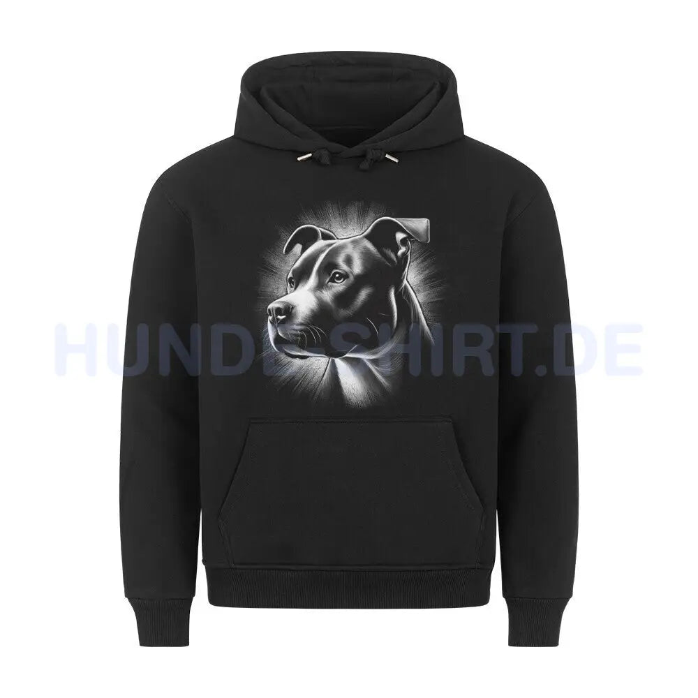 Premium Hoodie "Pit Bull - Shine" Schwarz – hunde-shirt.de