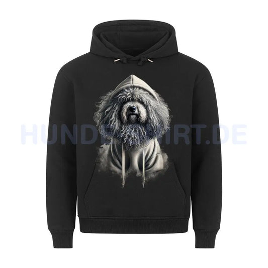 Premium Hoodie "Puli Hooded" Schwarz – hunde-shirt.de