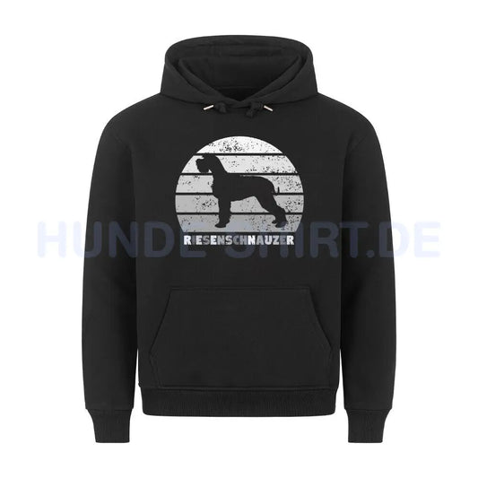 Premium Hoodie "Riesenschnauzer" Schwarz – hunde-shirt.de