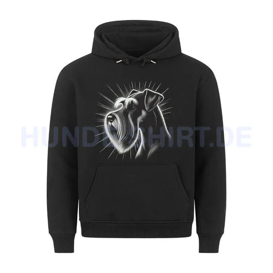 Premium Hoodie "Riesenschnauzer - Shine" Schwarz – hunde-shirt.de