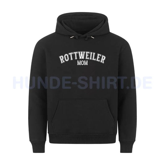 Premium Hoodie "Rottweiler - MOM" Schwarz – hunde-shirt.de