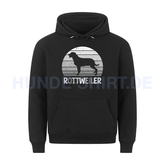 Premium Hoodie "Rottweiler" Schwarz – hunde-shirt.de