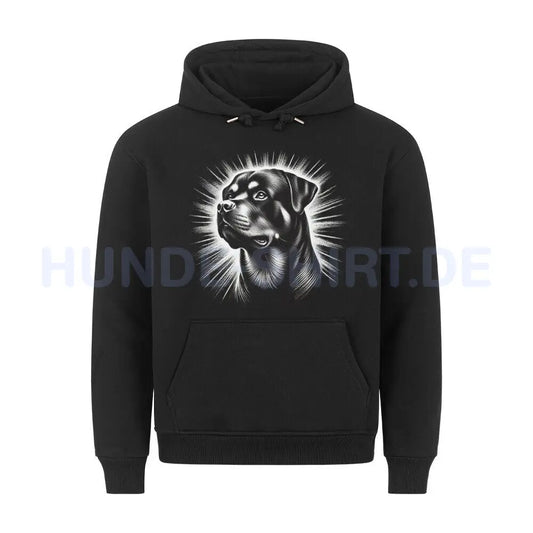 Premium Hoodie "Rottweiler - Shine" Schwarz – hunde-shirt.de