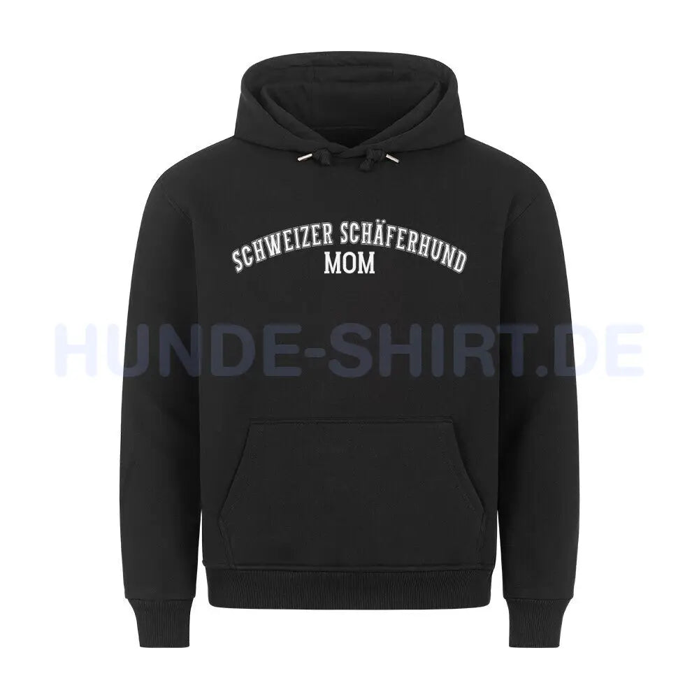 Premium Hoodie "Schweizer Schäferhund - MOM" Schwarz – hunde-shirt.de