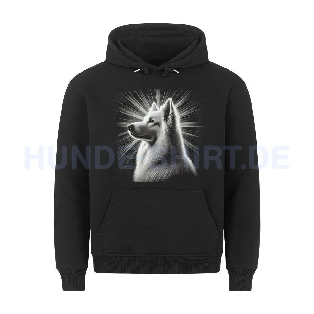 Premium Hoodie "Schweizer Schäferhund - Shine" Schwarz – hunde-shirt.de