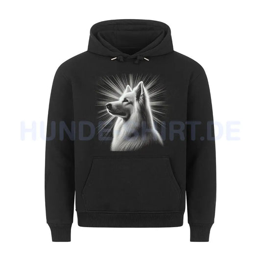 Premium Hoodie "Schweizer Schäferhund - Shine" Schwarz – hunde-shirt.de