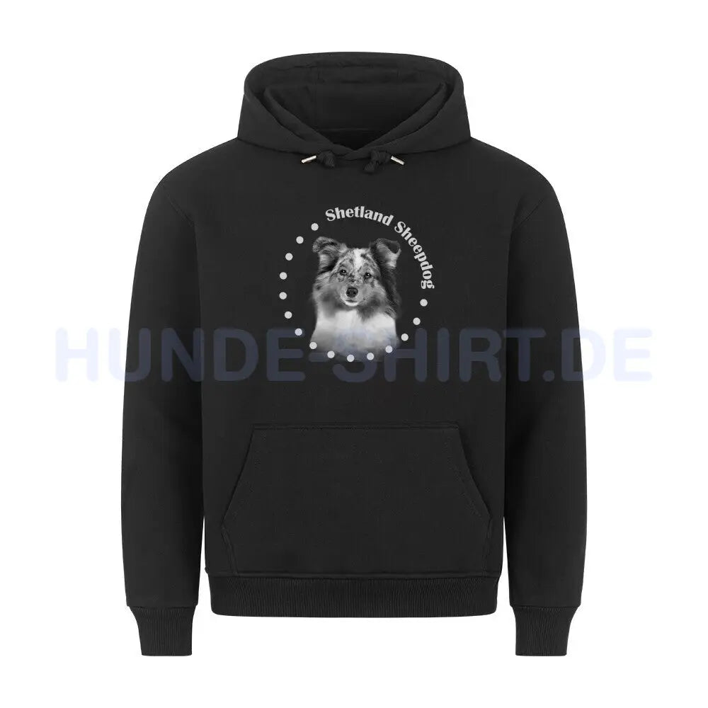 Premium Hoodie "Shetland Sheepdog R" Schwarz – hunde-shirt.de